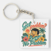 Hawaii-Kultur - Problem bekommen Schlüsselanhänger (Vorderseite)