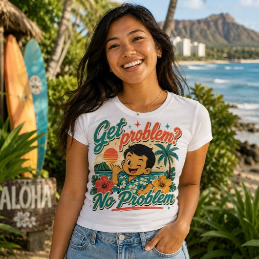 Hawaii-Kultur - Problem bekommen? Tri-Blend Shirt