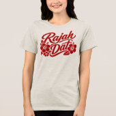 Hawaii Kultur - Rahjah Tri-Blend Shirt (Vorderseite)