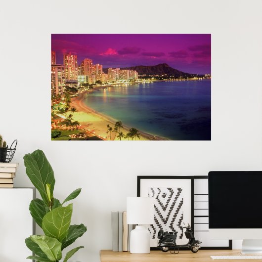 Hawaii-Küste Poster (Heimbüro)