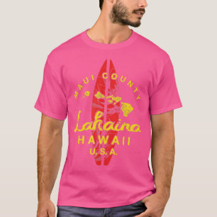 Hawaii Lahaina Maui Vintag Hawaii Islands Surf T-Shirt