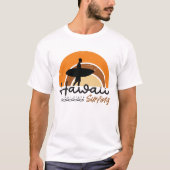 Hawaii Lanikai Beach Surfing T - Shirt (Vorderseite)