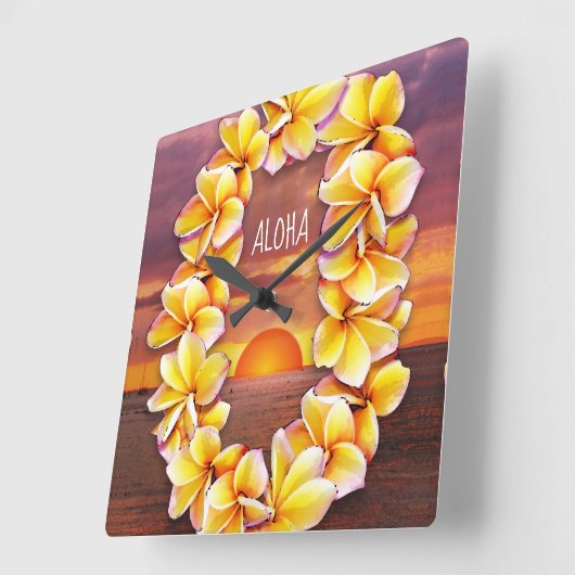 Hawai'i Lei Uhr mit Aloha (Winkel)