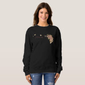 Hawaii Leopard Pattern Map Leo State Of Hawaii Sweatshirt (Vorne ganz)