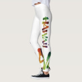Hawai'i Lettering Calligraphy - Aloha Hawaii Leggings (Links)