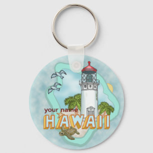 Hawaii Leuchtturm Schlüsselanhänger