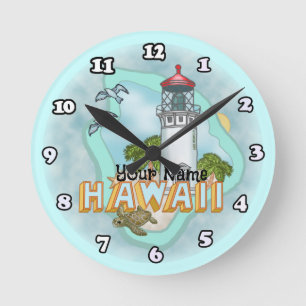 Hawaii Leuchtturm Uhr