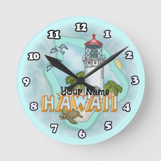 Hawaii Leuchtturm Uhr (Vorderseite)