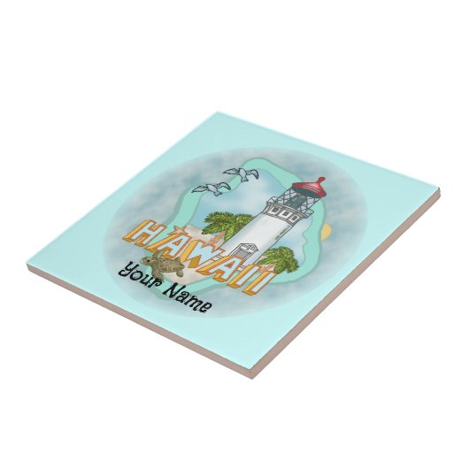 Hawaii-Leuchtturmziegel Fliese (Seite)