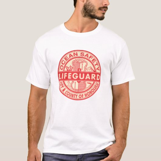 Hawaii Lifeguard-Logo T-Shirt (Vorderseite)