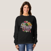 Hawaii Lover with Hawaii Flowers Hawaiian Sweatshirt (Vorne ganz)