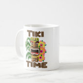 Hawaii Luau Tiki Time Kaffeetasse (Vorderseite Links)