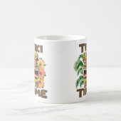 Hawaii Luau Tiki Time Kaffeetasse (Mittel)