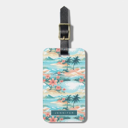 Hawaii Luggage Tags Gepäckanhänger (Vorderseite vertikal)
