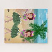 Hawaii Mädchen Puzzles (Horizontal)
