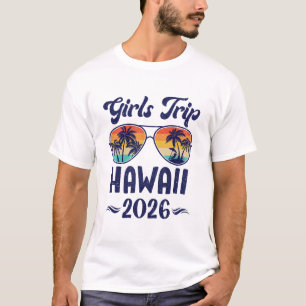 Hawaii Mädchen Reise Strandurlaub 2026 Passende Ob T-Shirt