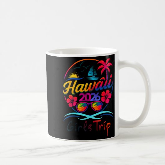Hawaii Mädchen-Trip 2026 Sommerferien Freunde Kaffeetasse (Rechts)