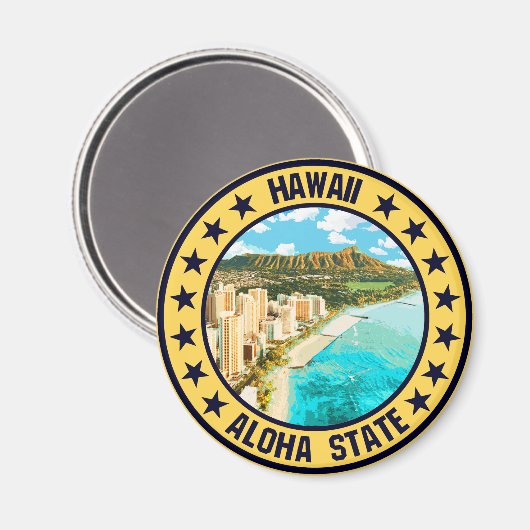 Hawaii Magnet (Vorderseite/Rückseite)