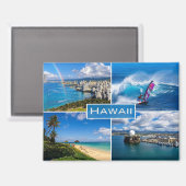 HAWAII, MAGNET (Vorderseite/Rückseite)