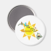 Hawaii Magnet (Vorderseite/Rückseite)