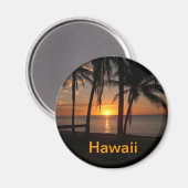Hawaii-Magnet Magnet (Vorderseite/Rückseite)