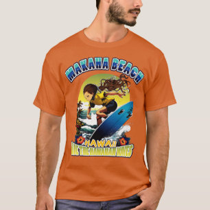 Hawaii makaha Beach Surfen 80802 TShirt