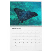 Hawaii-Mantarochen, -aale und -krake Kalender (Feb 2027)