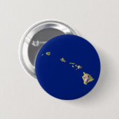 Hawaii Map Button (Vorne & Hinten)