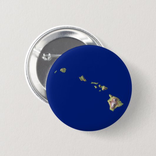 Hawaii Map Button (Vorne & Hinten)