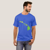 Hawaii Map Hawaiian T-Shirt (Vorne ganz)