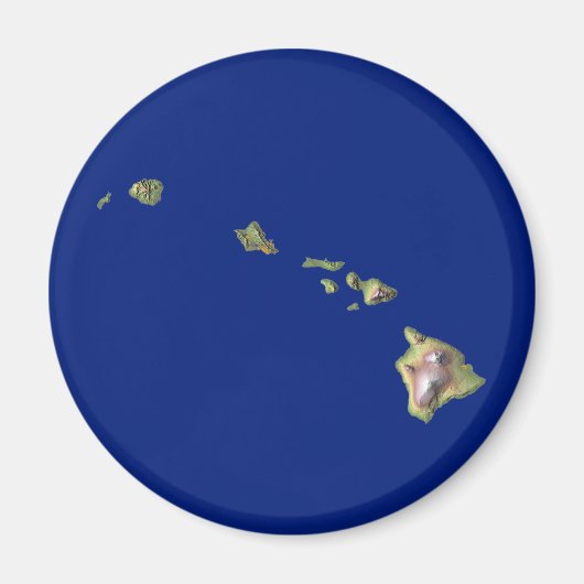 Hawaii Map Magnet (Vorne)