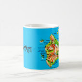 Hawaii Map Mug Kaffeetasse (Mittel)