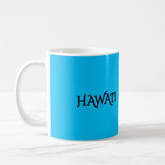 Hawaii Map Mug Kaffeetasse (Links)