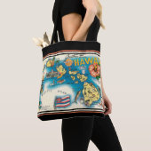 Hawaii Map Swanky Black Map Schulter Tasche (Von Nahem)