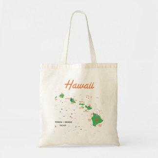 Hawaii Map Tasche