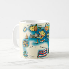 Hawaii Map-Tasse Kaffeetasse