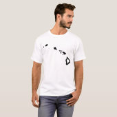 Hawaii-Markierungs-Kontur-T-Shirt T-Shirt (Vorne ganz)