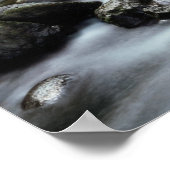 Hawaii, Maui Ein Wasserfall mündet in Blue Pool Poster (Ecke)