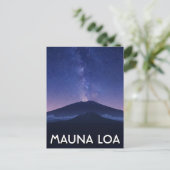 Hawaii Mauna Loa Reise Postkarte (Stehend Vorderseite)
