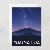 Hawaii Mauna Loa Travel Postkarte (Vorne/Hinten)