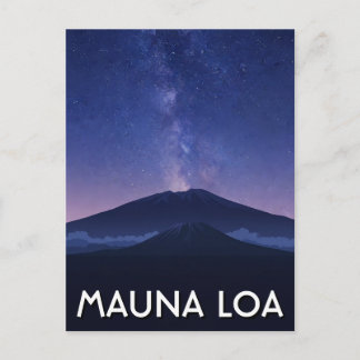 Hawaii Mauna Loa Travel Postkarte