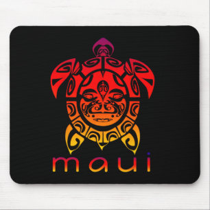 Hawaii Meer Lebendige Schildkröte Mousepad