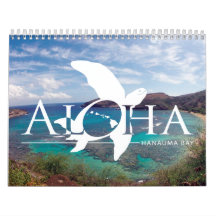 Hawaii-Meeresflora und -fauna-Kalender