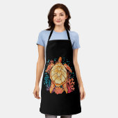 Hawaii Meeresschildkröte Schürze (Getragen)