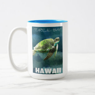 Hawaii-Meeresschildkröte Zweifarbige Tasse
