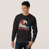 Hawaii Mele Kalikimaka Santa Hawaiian Christmas In Sweatshirt (Vorne ganz)