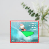 Hawaii Mele Kalikimaka Weihnachtspostcard Feiertagspostkarte (Stehend Vorderseite)