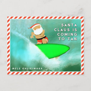 Hawaii Mele Kalikimaka Weihnachtspostcard Feiertagspostkarte
