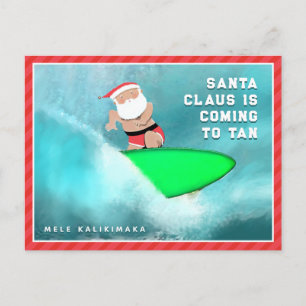 Hawaii Mele Kalikimaka Weihnachtspostkarte Feiertagspostkarte