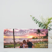 Hawaii Merry Christmas Mele Kalikimaka Feiertagskarte (Stehend Vorderseite)